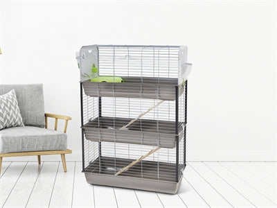 Savic Rodding Cage Caesar 3 triple gris chaud