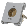 Prise C-line 12 volts pour camping-car et caravane argent