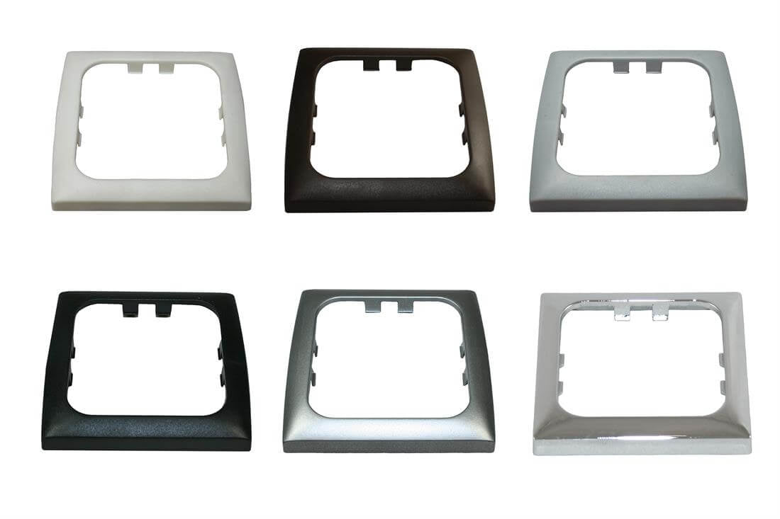 Cadre de recouvrement Opal simple blanc