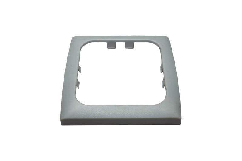 Cadre de recouvrement Opal simple gris - emballé