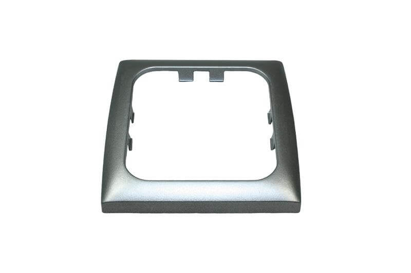 Cadre de recouvrement opale simple argent