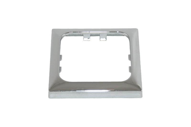 Cadre de recouvrement Opal simple chromé - emballé