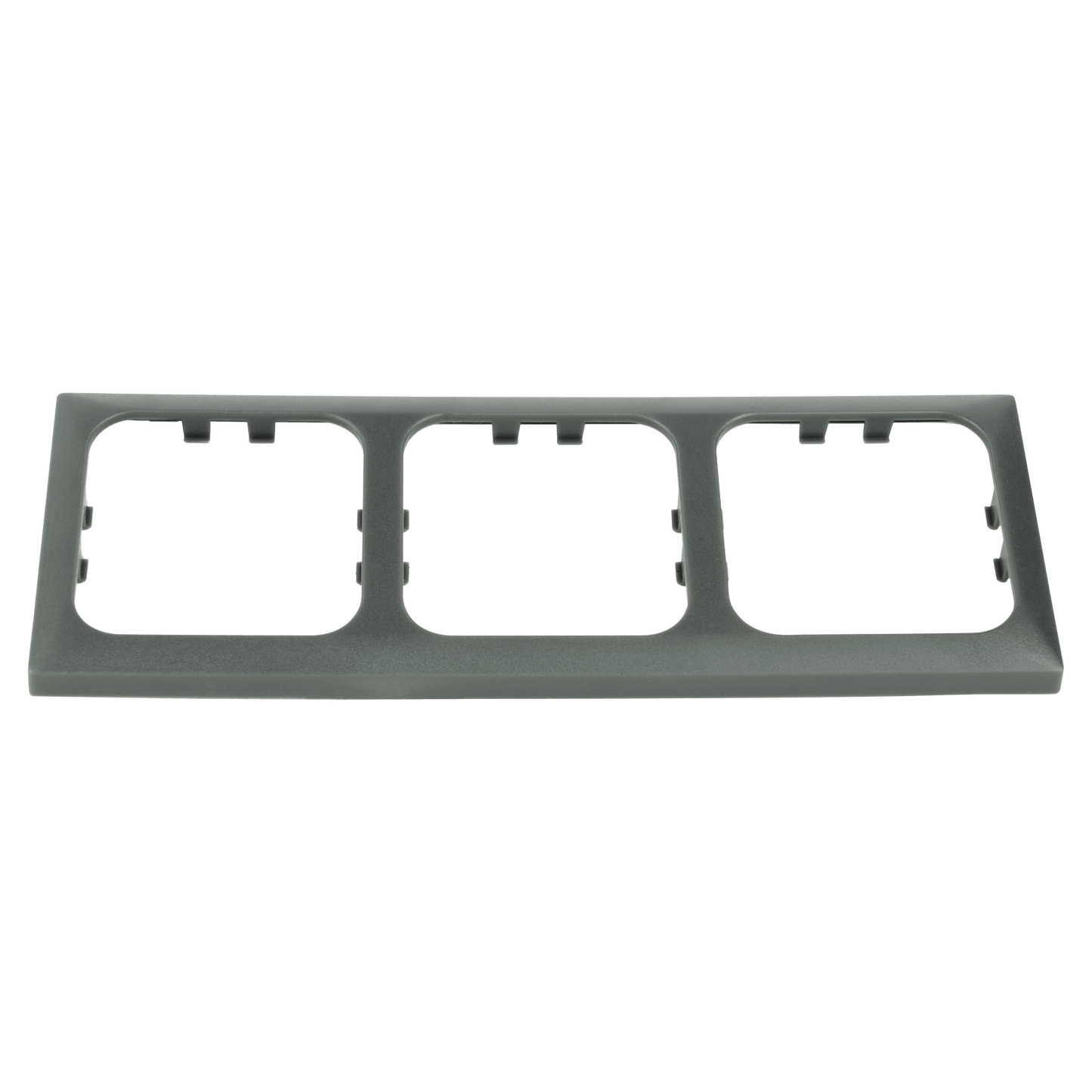 Cadre de recouvrement opale 3 fois anthracite