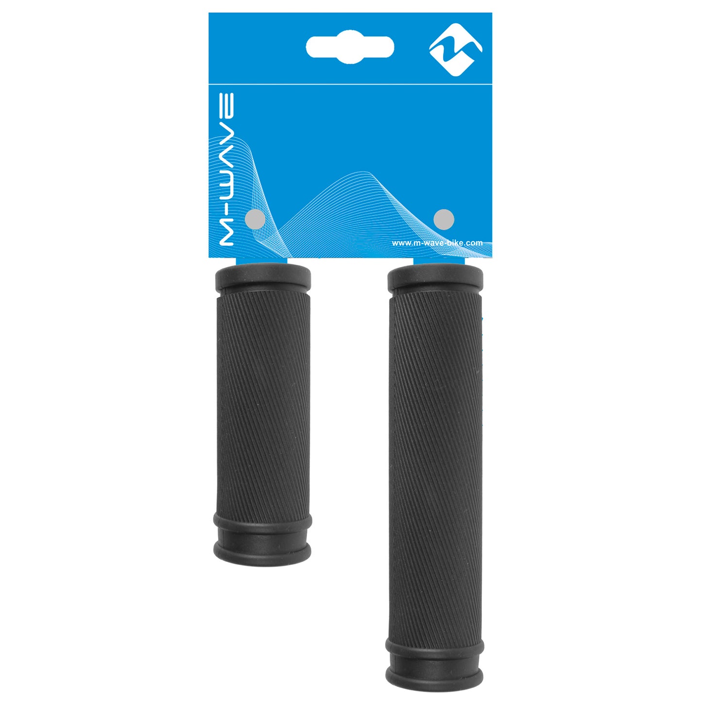 M-Wave Grips Cloud Slick 85 130 mm caoutchouc noir par set