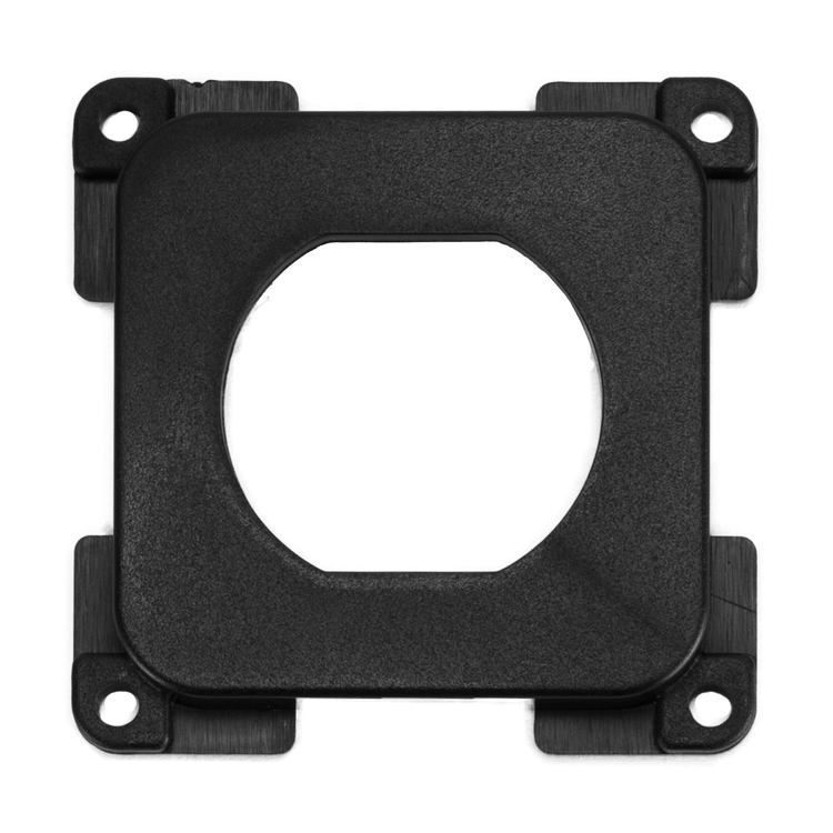 Plaque aveugle C-line avec trou noir - sans emballage de vente