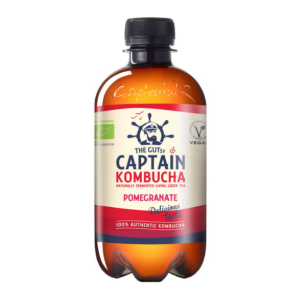 Le courageux capitaine kombucha grenade bio (12x 400ml) (boule)