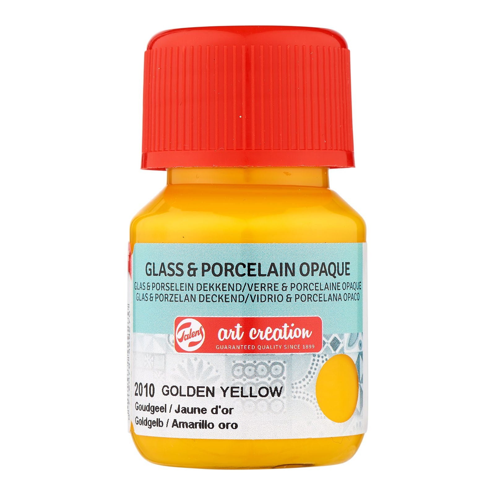 Création d'art Talens • verre porcelaine opaque 30ml jaune doré