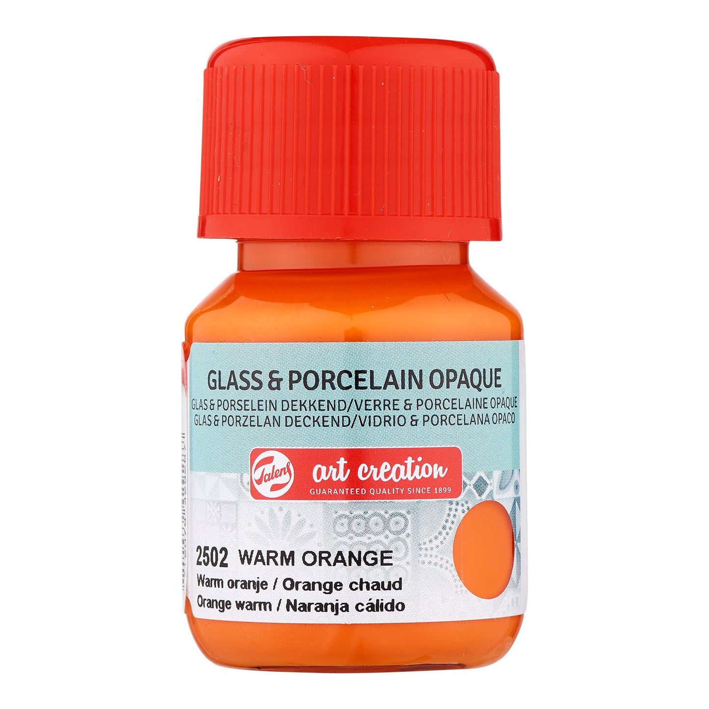 Création d'art Talens • verre porcelaine opaque 30ml orange chaud