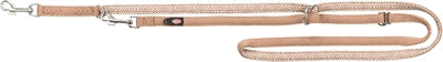 Trixie Dog Leash Boho Windows Prime réglable avec du caramel en néoprène