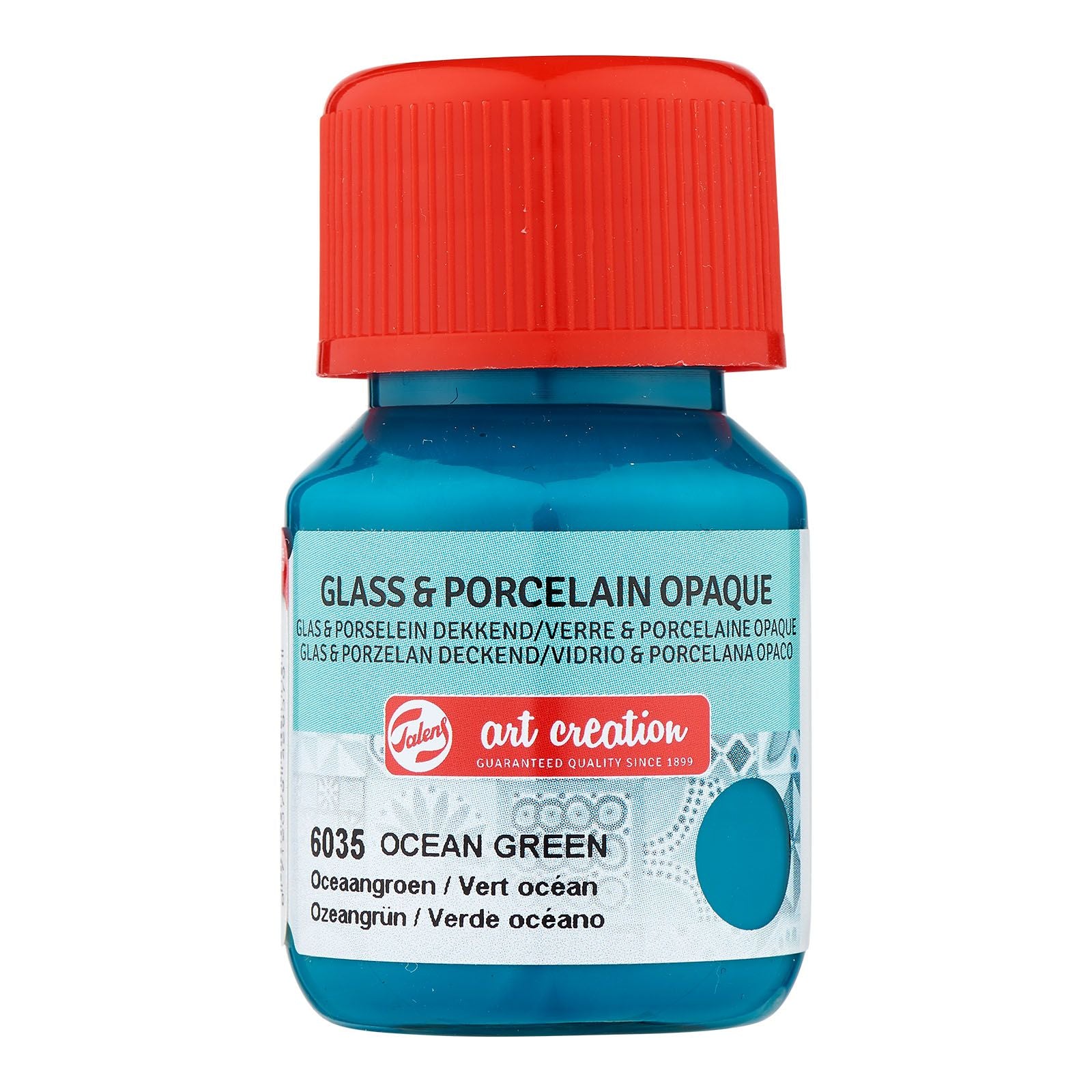 Création d'art Talens • verre porcelaine opaque 30ml vert océan