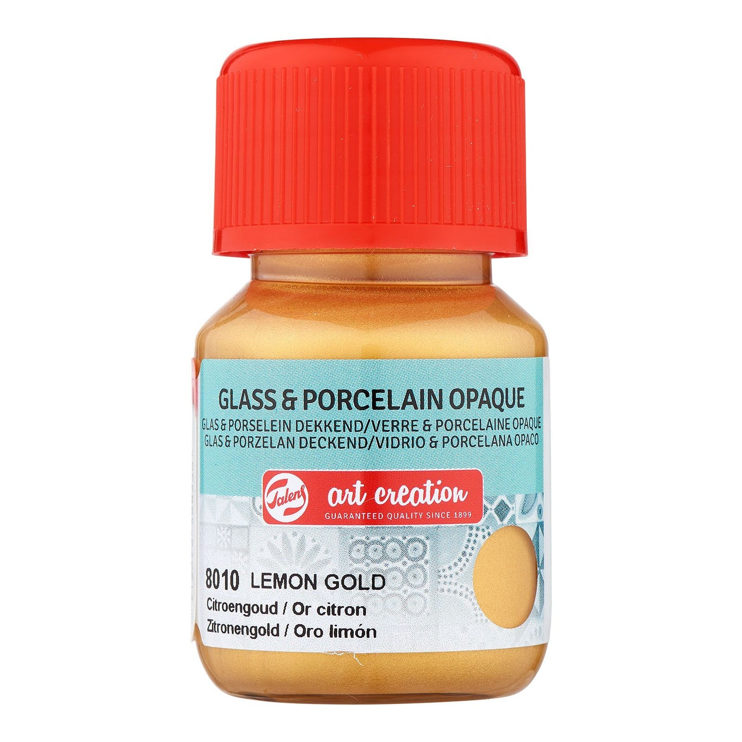 Création d'art Talens • verre porcelaine opaque 30ml citron doré