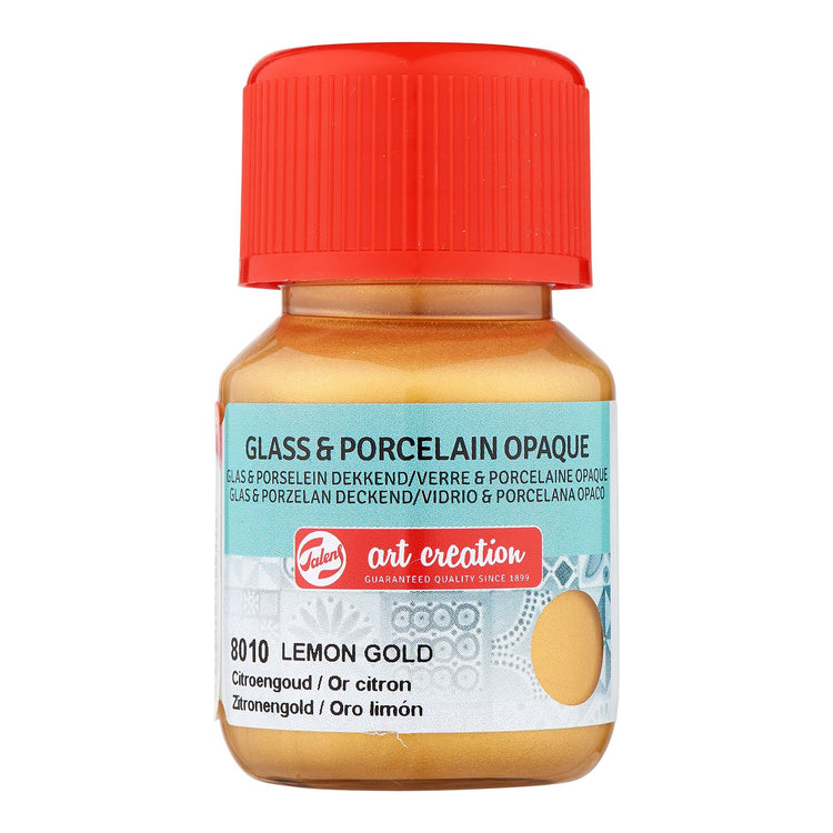 Création d'art Talens • verre porcelaine opaque 30ml citron doré