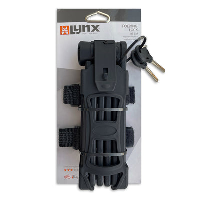 Lynx Lock pliant noir 80 cm