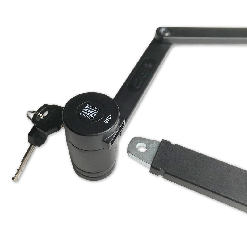 SXP Art 2 Lock pliant - acier dur, flexible, 80 cm, sécurité du vélo, noir
