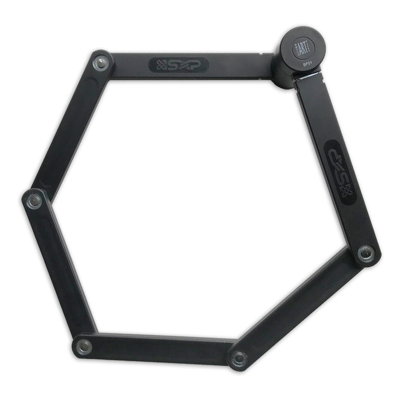 SXP Art 2 Lock pliant - acier dur, flexible, 80 cm, sécurité du vélo, noir