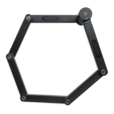 SXP Art 2 Lock pliant - acier dur, flexible, 80 cm, sécurité du vélo, noir
