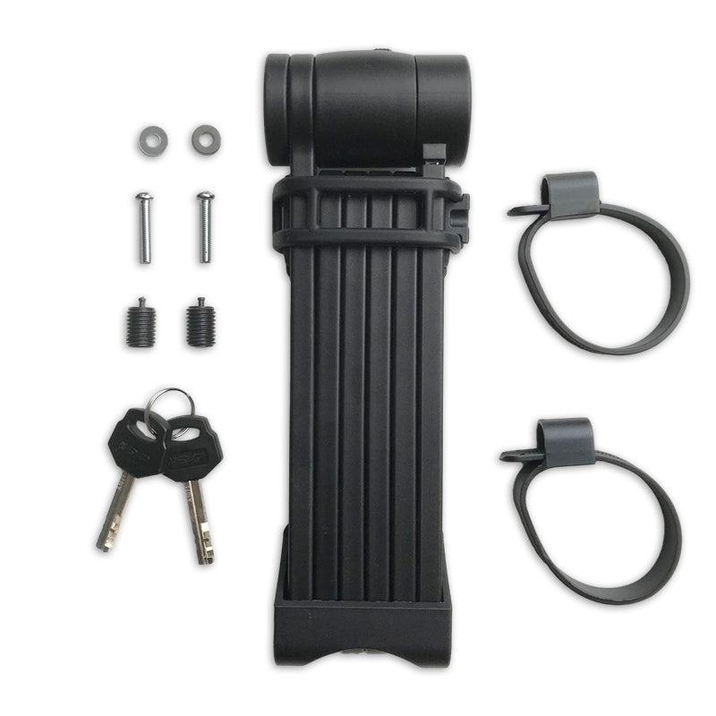 SXP Art 2 Lock pliant - acier dur, flexible, 80 cm, sécurité du vélo, noir