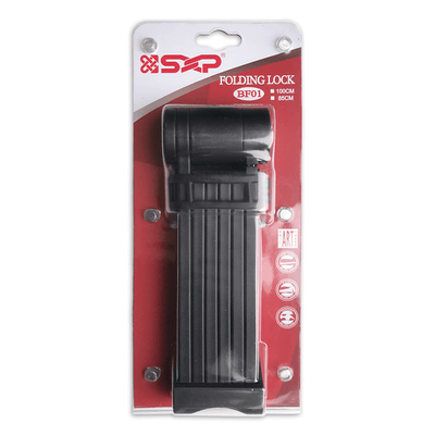 SXP Art 2 Lock pliant - acier dur, flexible, 80 cm, sécurité du vélo, noir