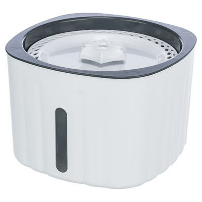 Trixie Boire Fountaine Fleur Plastic White Gris Gris