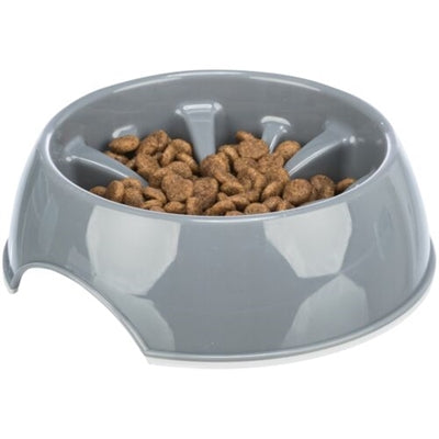 Trixie Food Bowl Slowfeeding Plastic TPR Assorti