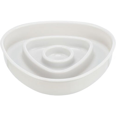 Trixie Food Bowl Slowfeeding Plastic TPR Grey