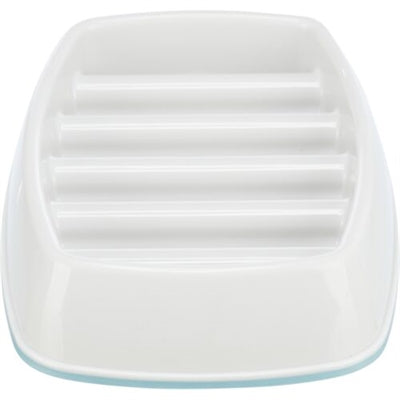 Trixie Food Bowl Slowfeeding Plastic TPR Grey