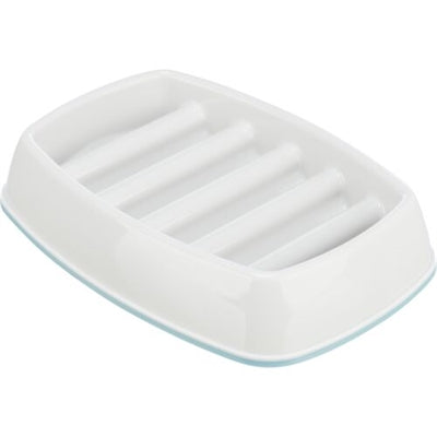 Trixie Food Bowl Slowfeeding Plastic TPR Grey