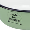 Trixie Food Bowl Bink Blover Box Enamel en acier inoxydable vert
