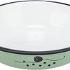 Trixie Voer Waterbanken Flat Ematel en acier inoxydable vert