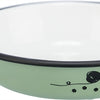Trixie Voer Waterbanken Flat Ematel en acier inoxydable vert