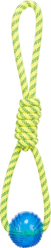 Trixie Aquatoy Rope Pull Tile Floating Polyester Yellow Green - afbeelding 1