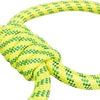 Trixie Aquatoy Rope Pull Toy Rings Polyester Yellow Green
