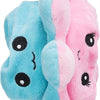 Trixie Octopus Blue clair rose moelleux réversible