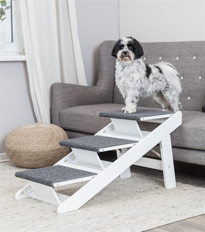 Gangboard Trixie avec étapes de pli -out mdf blanc