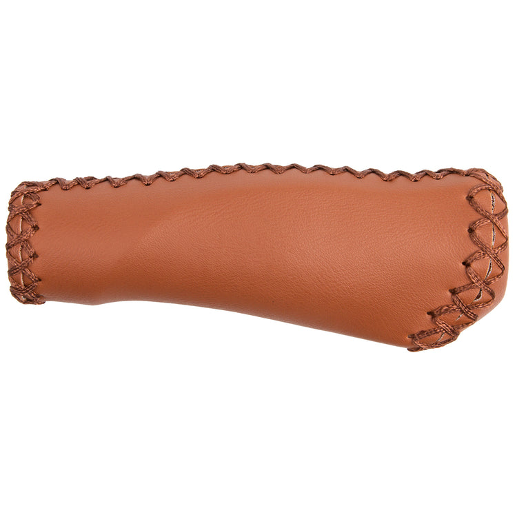 M-Wave Handles en cuir marron. Longueur: 125 125 mm