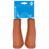 M-Wave Handles en cuir marron. Longueur: 125 125 mm