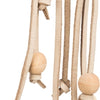 Trixie jouet laces cuir avec perles en bois naturel