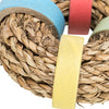 Bague d'herbe marin trixie avec anneaux en papier naturel