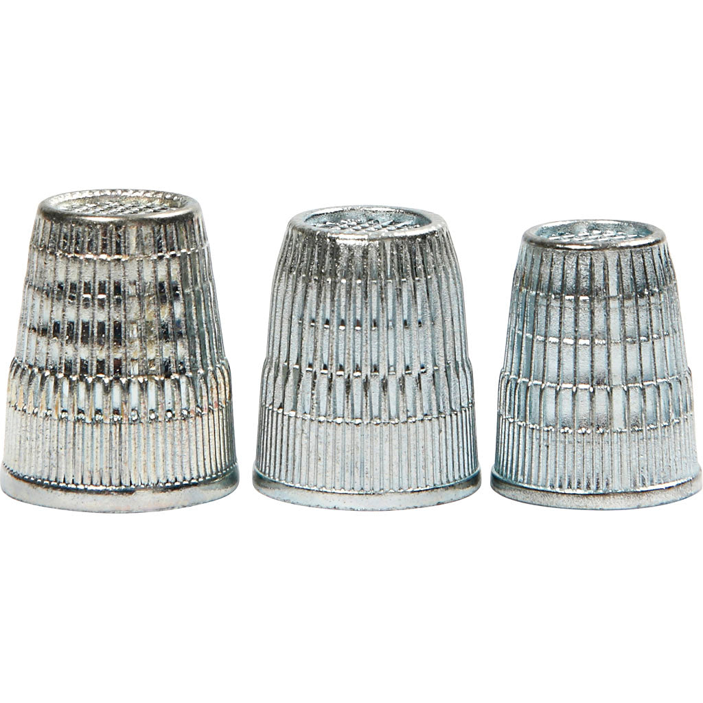 Dés à coudre Creativ company, d 15+16+17 mm, 3 pièces 1 boîte