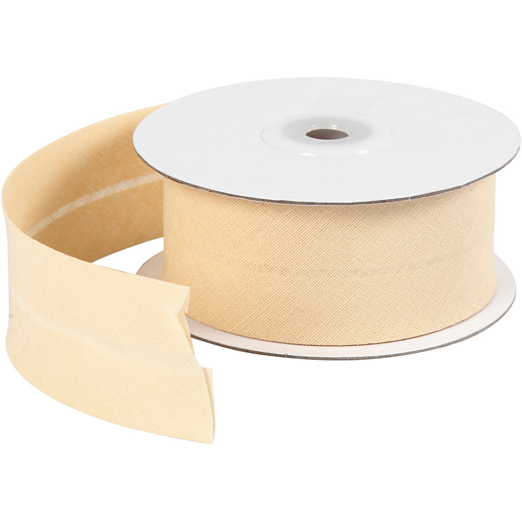 Biais Creativ company, l: 36 mm, naturel, 10 m 1 rouleau