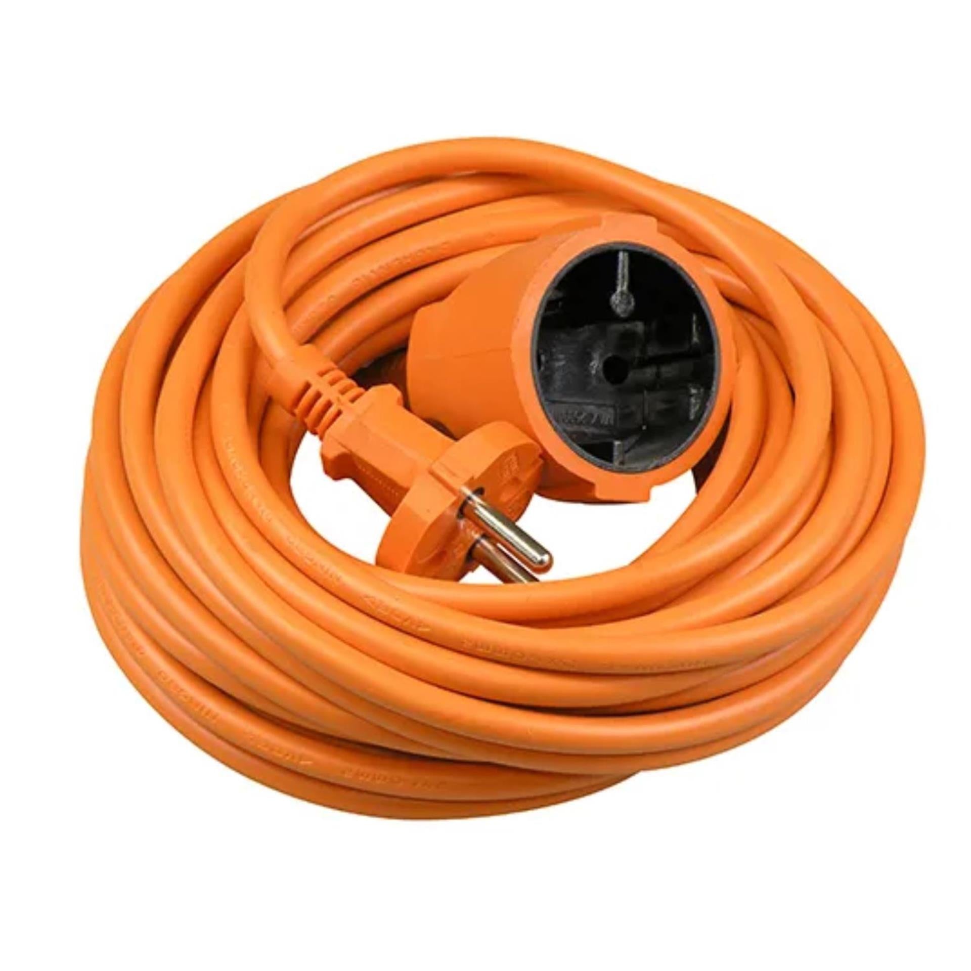 Rallonge 10m non mise à la terre orange