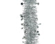 Decoris guirlande lametta étoile l270cm argent