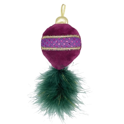 Happy Pet Gemstone Forest Christmas Ornement avec catnip