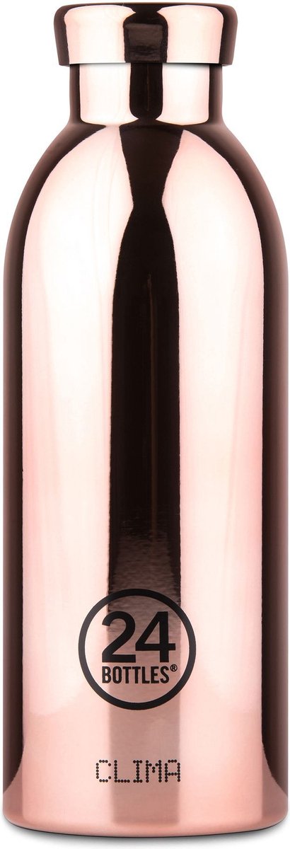 24 bouteilles 24bottles bouteille thermos clima bouteille or rose 500 ml