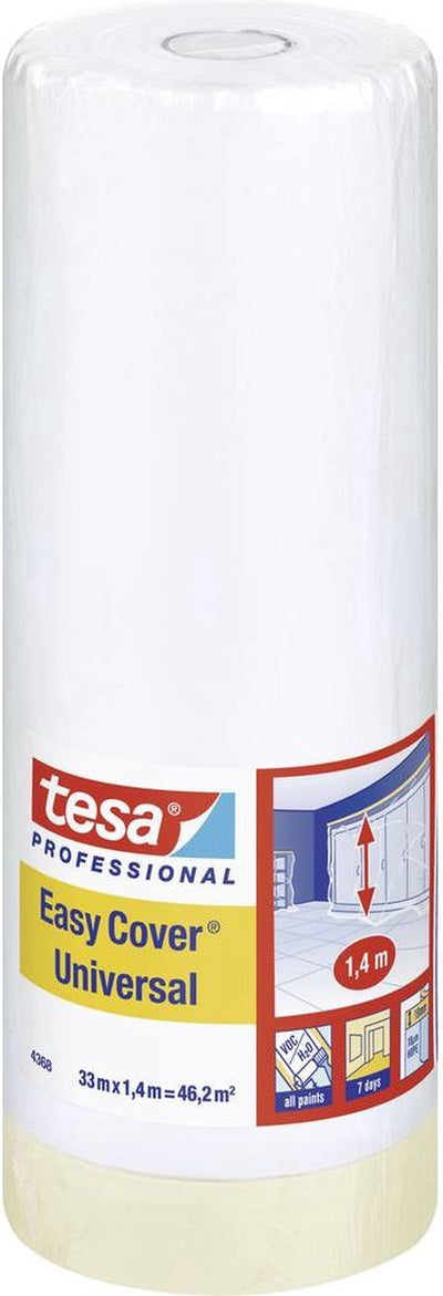 Tesa 04368-00009-02 film de masquage easy cover marron clair (L x l) 33 m x 1,4 m 1 pièce(s)