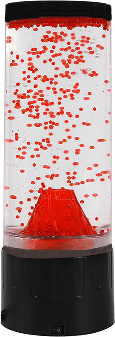 Lampe à lave Itotal ronde 10,5 x 30 cm rouge