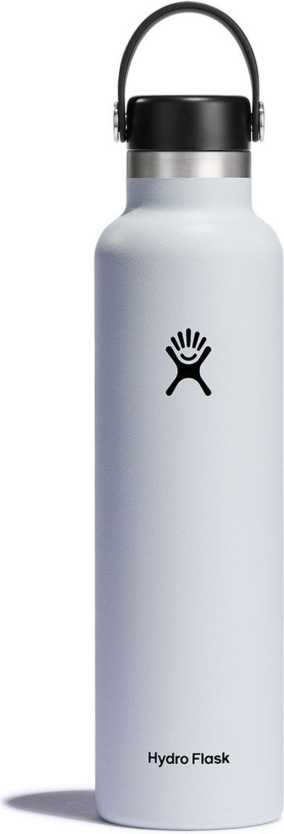 Gourde Hydro Flask à bouche standard et bouchon flexible (709 ml) - blanche