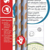 Stabilo easygraph - crayon graphite ergonomique - droitier - dureté hb - bleu pastel - 2 pièces