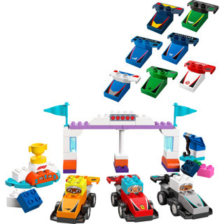 LEGO LEGO DUPLO TOWN 10445 F1 CARRES ET CONDUCTIONS DE RACHIN