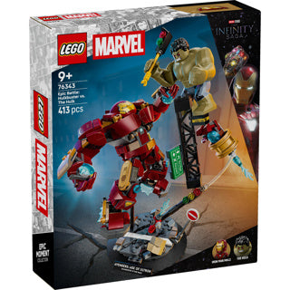 Lego super heros 76343 merveille bataille ultime : hulkbuster contre hulk